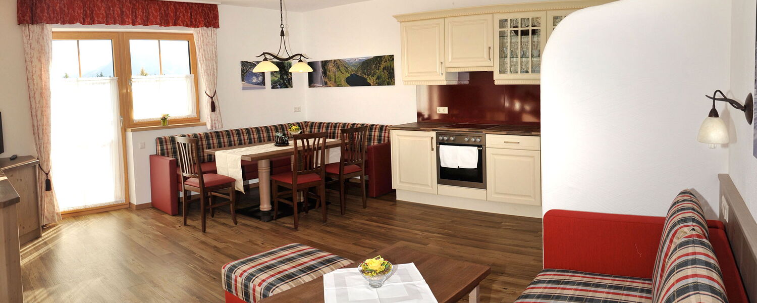 Kitchen and living room