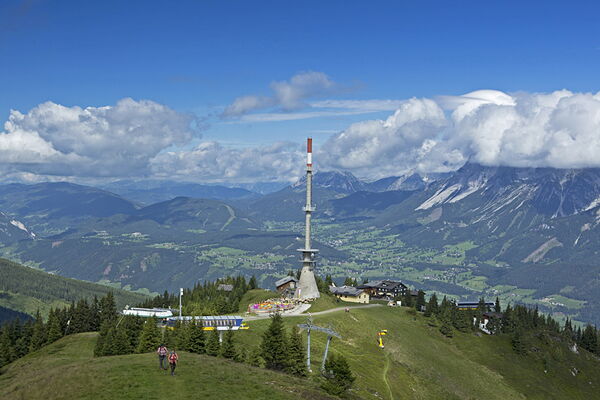 Summer at the summit of the Hauser Kaibling