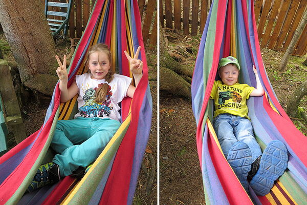 Auch für die Kinder gibt es eine Ort zum relaxen