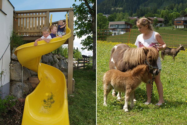 Es gibt viele möglichkeiten zum Spielen beim Landhaus Katharina
